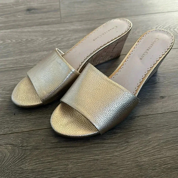 Charter Club Wedge Sandal Size 8 - Picture 1 of 5